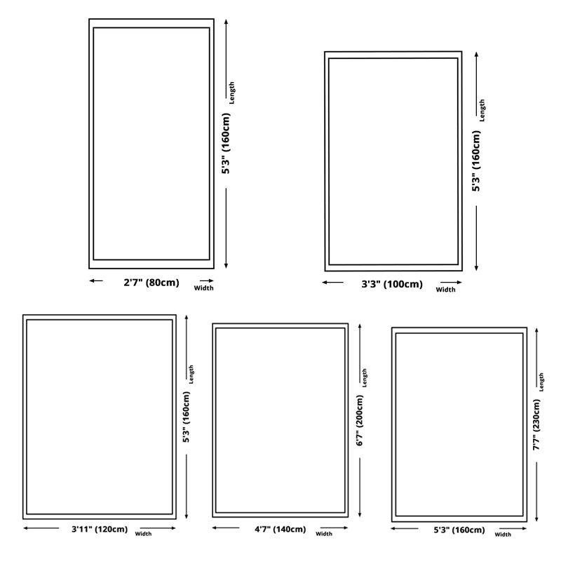 Brown Modern Area Carpet Stripe Pattern Polyester Area Rug Non-Slip Backing Rug for Living Room