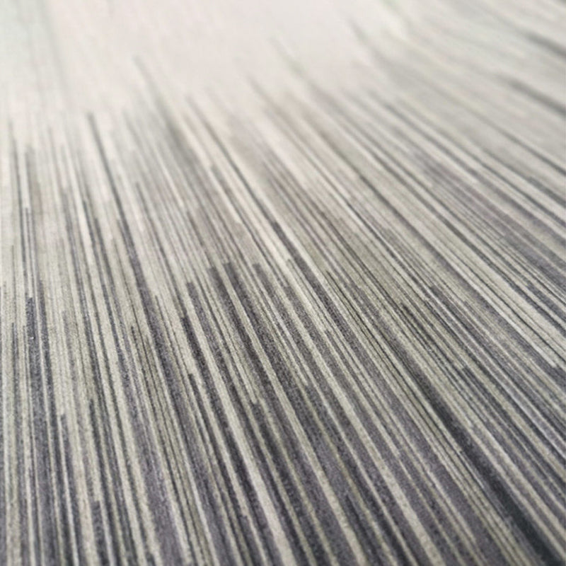 Brown Modern Area Carpet Stripe Pattern Polyester Area Rug Non-Slip Backing Rug for Living Room