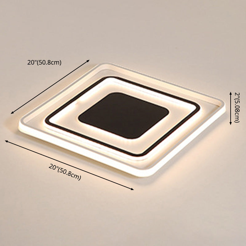 Modern Simple Style LED Lamp Flush Mount Ceiling Light for Living Room Bedroom