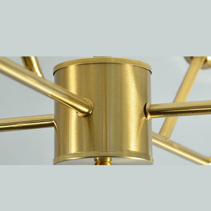 Globe Chandelier Light Fixture Modern Glass Pendant Lighting for Restaurant