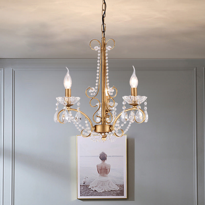 Kerze Kronleuchter Leuchte Traditionelle Kristallheizbeleuchtung für das Restaurant