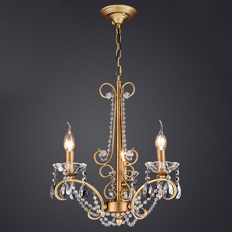 Kerze Kronleuchter Leuchte Traditionelle Kristallheizbeleuchtung für das Restaurant