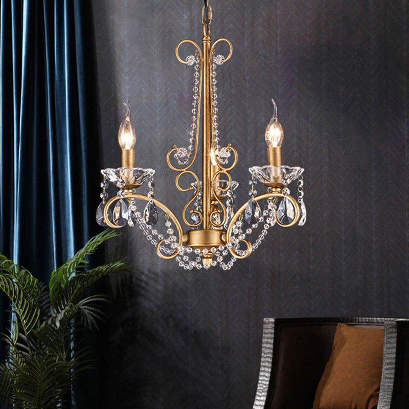 Kerze Kronleuchter Leuchte Traditionelle Kristallheizbeleuchtung für das Restaurant