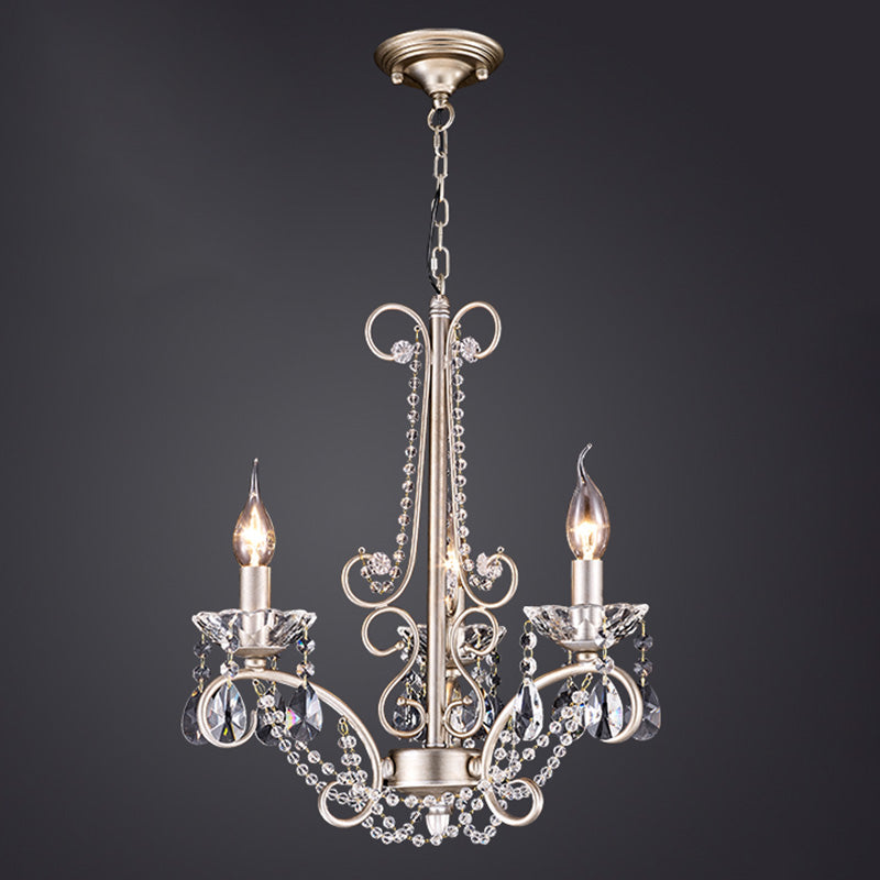 Kerze Kronleuchter Leuchte Traditionelle Kristallheizbeleuchtung für das Restaurant