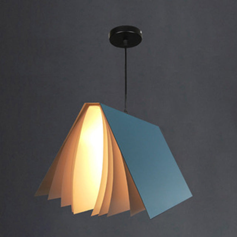 Forme de livre de style nordique Colron Macron Modern Metal 1 Kit d'éclairage de la tête pour la cuisine