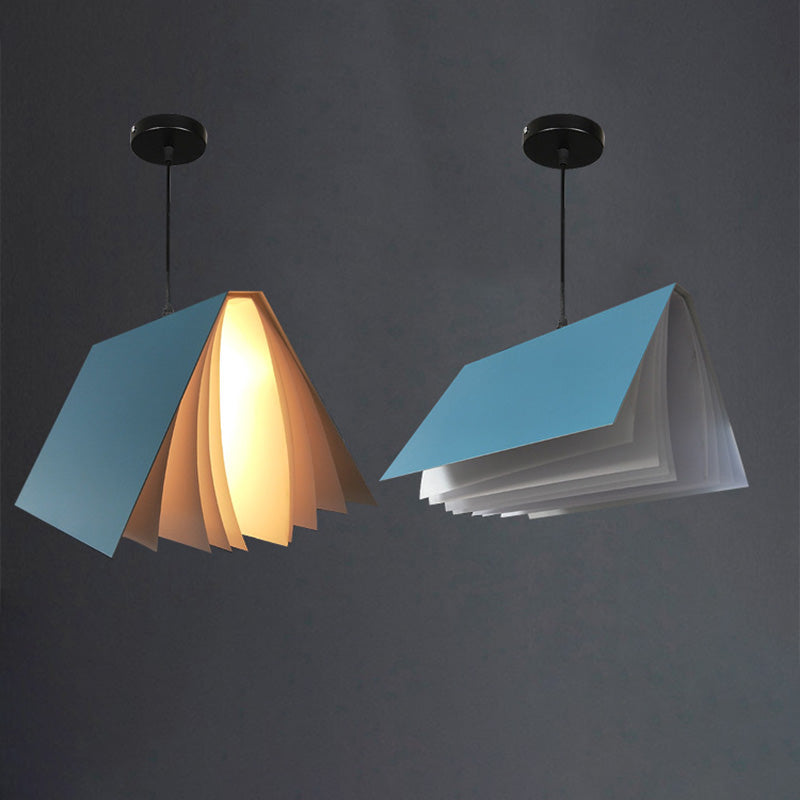 Forme de livre de style nordique Colron Macron Modern Metal 1 Kit d'éclairage de la tête pour la cuisine