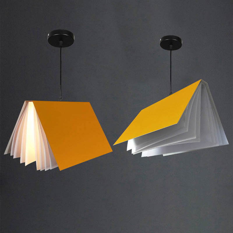 Forme de livre de style nordique Colron Macron Modern Metal 1 Kit d'éclairage de la tête pour la cuisine