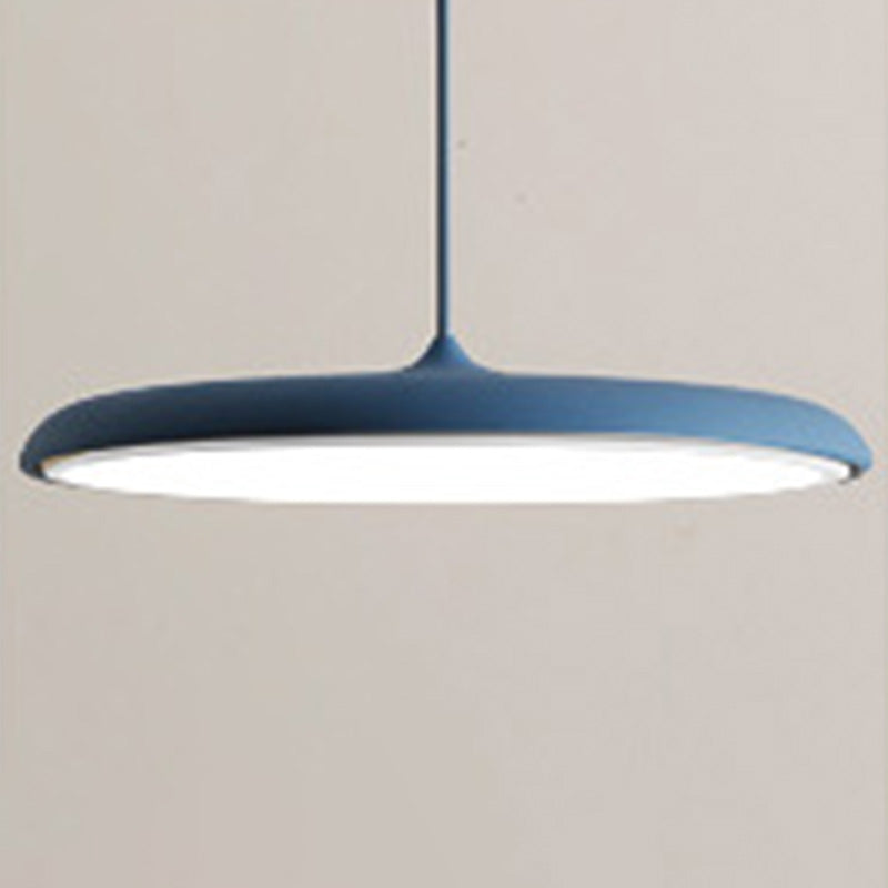 Disque 24W Disc Lights Hanging Macaroon Nordic Style Metal 1 Light Pendant Lightture