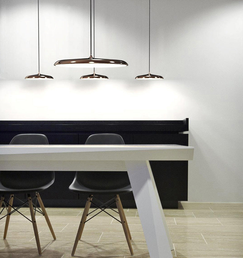 Disque 24W Disc Lights Hanging Macaroon Nordic Style Metal 1 Light Pendant Lightture