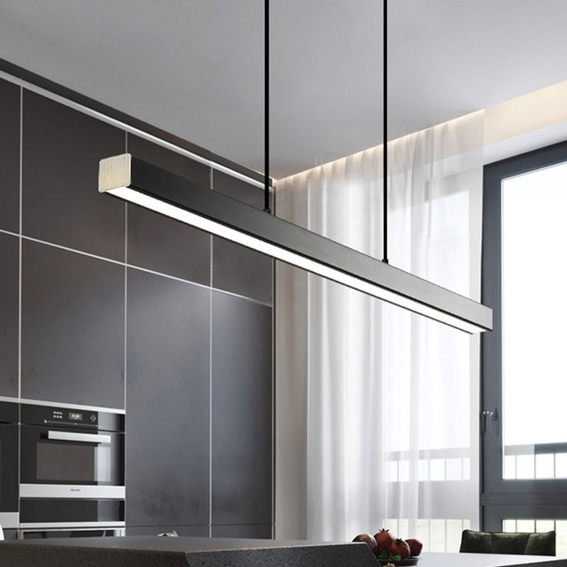 LED HORTING LED MODERNE RECTANGE LED ÉCLAIRAGE DE SIMPLICITÉ DE SIMPLICITÉ POUR BUREAU