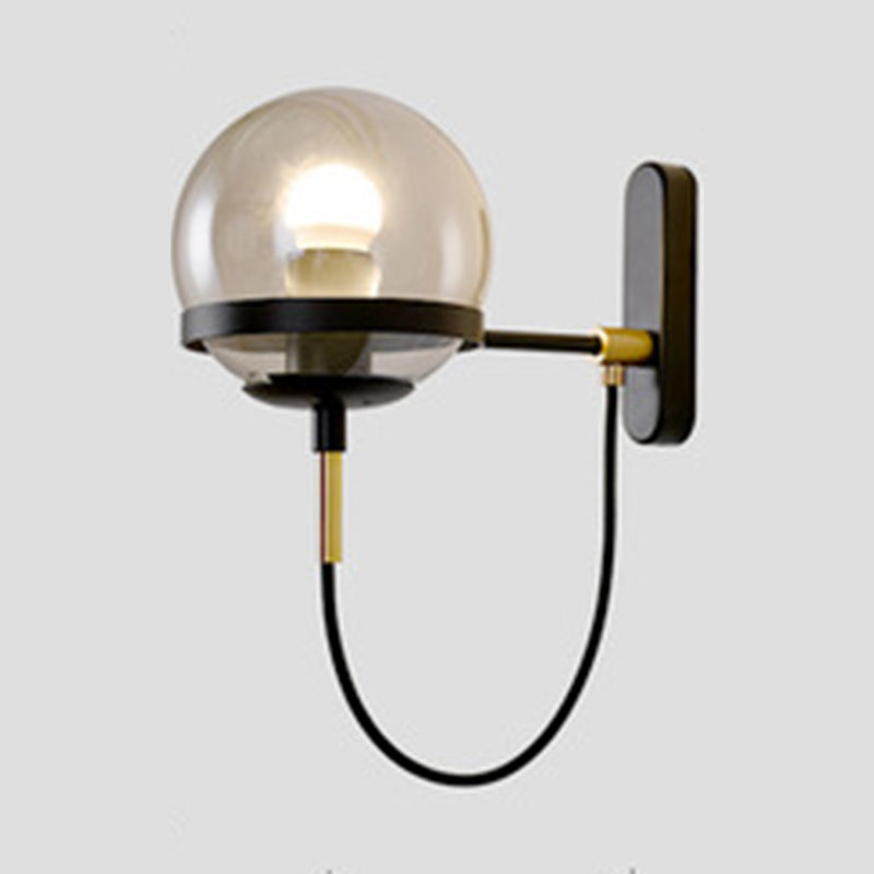 Illuminazione da parete a parete a forma di vetro Apparecchiatura da parete in stile contemporaneo