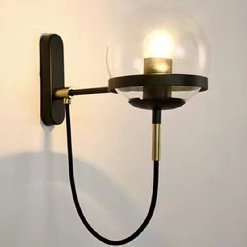 Illuminazione da parete a parete a forma di vetro Apparecchiatura da parete in stile contemporaneo