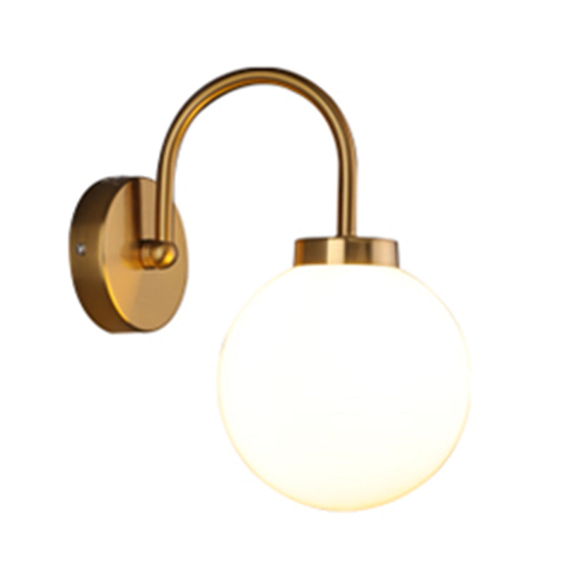 Lampada globale SCONCE Stile contemporaneo in vetro da letto da letto per la parete illuminazione da parete
