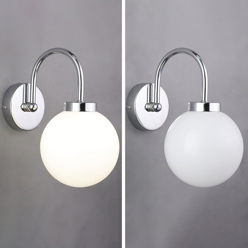 Lampada globale SCONCE Stile contemporaneo in vetro da letto da letto per la parete illuminazione da parete