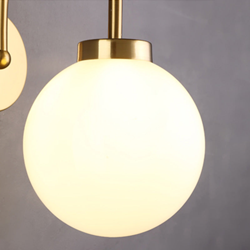 Lampada globale SCONCE Stile contemporaneo in vetro da letto da letto per la parete illuminazione da parete