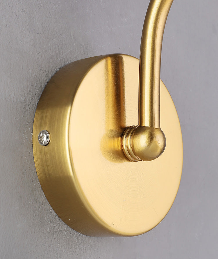 Lampada globale SCONCE Stile contemporaneo in vetro da letto da letto per la parete illuminazione da parete