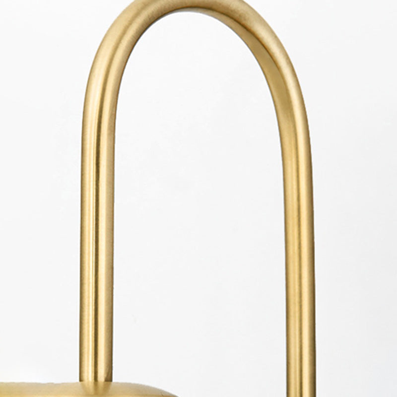 Gooseneck Sconce Light Fixture Minimalist-Style Glass Wall Mounted Light Fixture