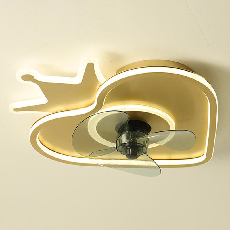 Strawberry Semi Flush Mount Cartoon Adcore de chambre à coucher