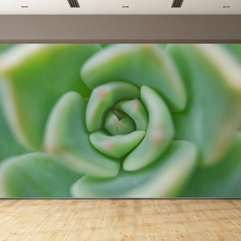 Green Plant Mural Wallpaper Home Decor Water Resistant Wallpaper for Dining Room