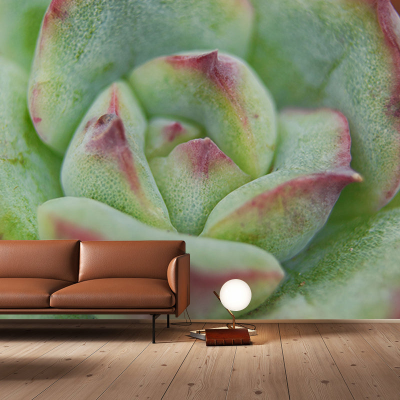 Green Plant Mural Wallpaper Home Decor Water Resistant Wallpaper for Dining Room