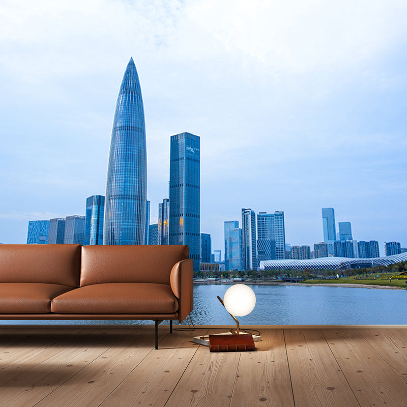 City View Murals Moisture-Resistant Wall Covering for Home, Personalized Size