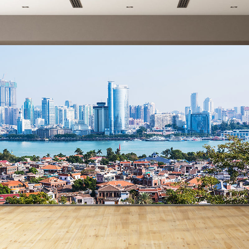 City View Murals Moisture-Resistant Wall Covering for Home, Personalized Size