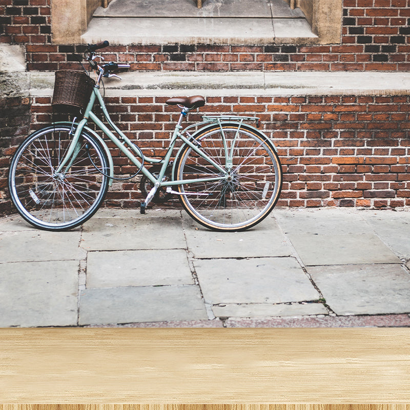 Industrial Photography Bicycle Mural Wallpaper Wall Covering Dining Room Wall Mural