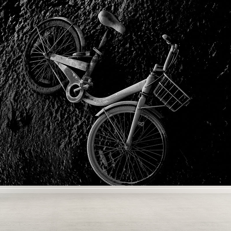 Industrial Photography Bicycle Mural Wallpaper Wall Covering Dining Room Wall Mural