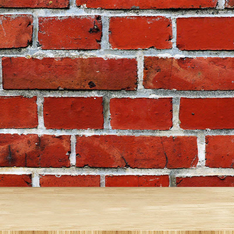 Industrial Style Brick Home Mural Decal Moisture Resistant for Home Decor