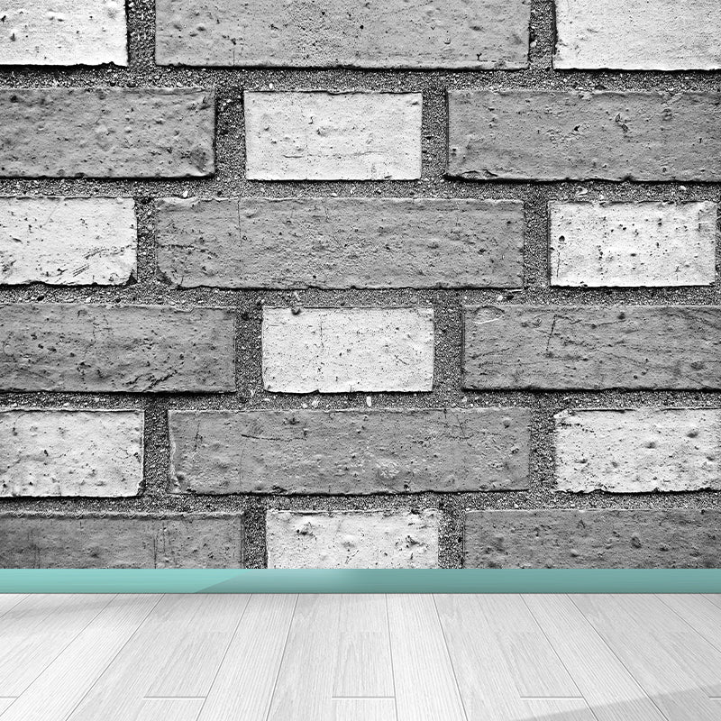 Industrial Style Brick Home Mural Decal Moisture Resistant for Home Decor