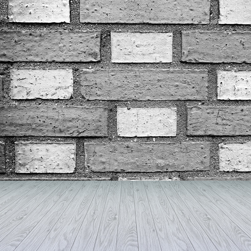 Industrial Style Brick Home Mural Decal Moisture Resistant for Home Decor