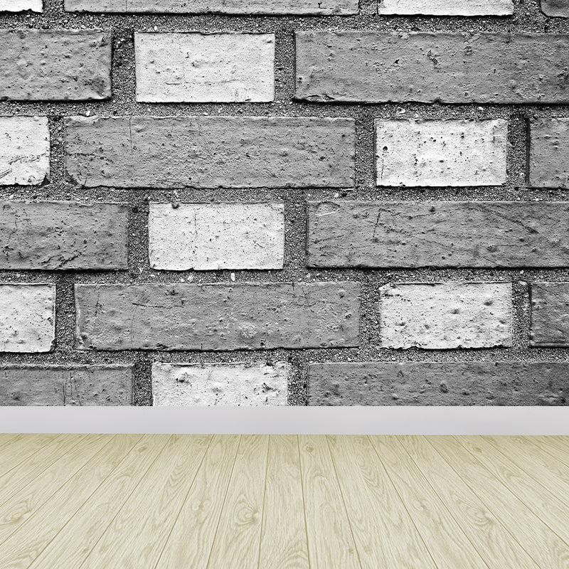 Industrial Style Brick Home Mural Decal Moisture Resistant for Home Decor