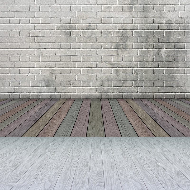 Illustration Vintage Style Brick Mural Wallpaper Home Decoration Moisture-Resistant