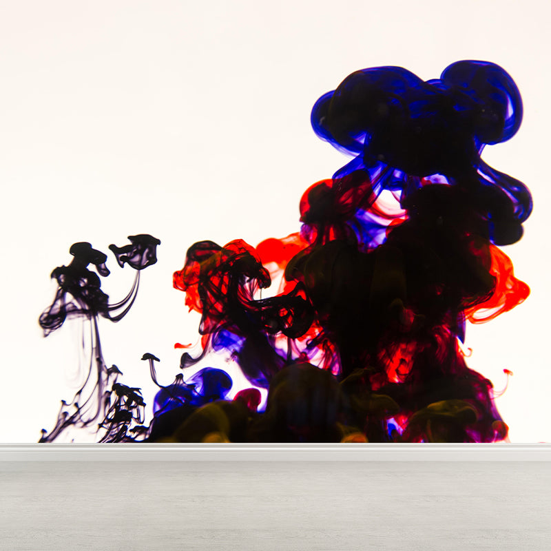 Photography Ink Mobile Mural Abstract Environment Friendly Wall Art for Bedroom