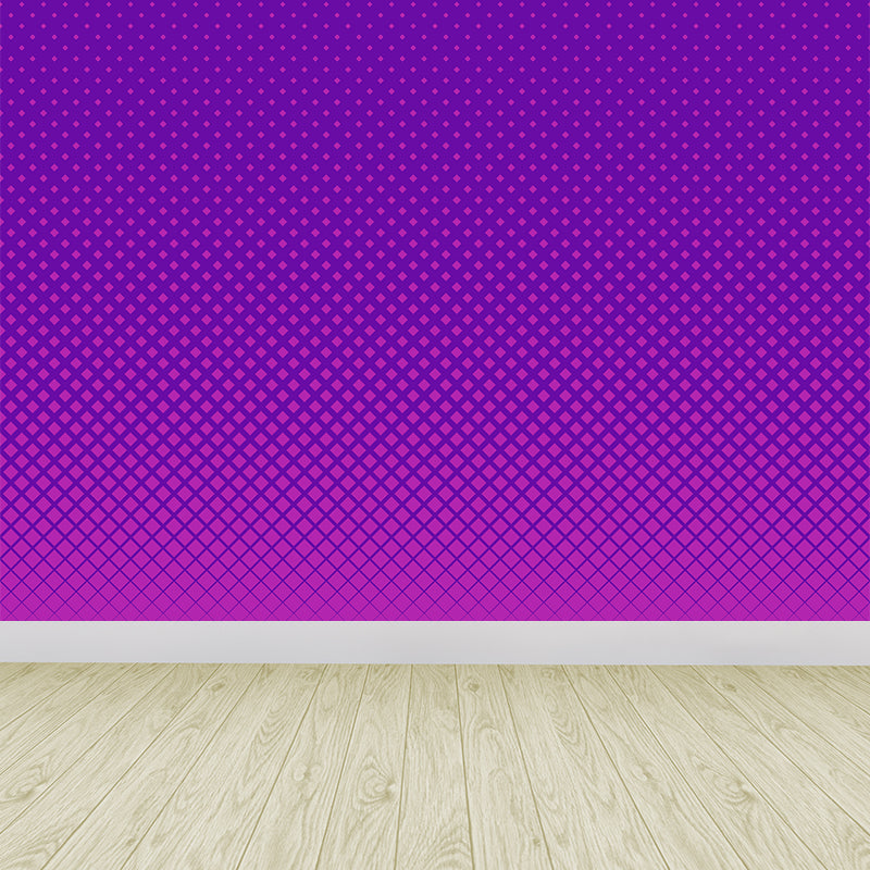 Contemporary Geometric Mural Wallpaper Square Illustration Wall Covering