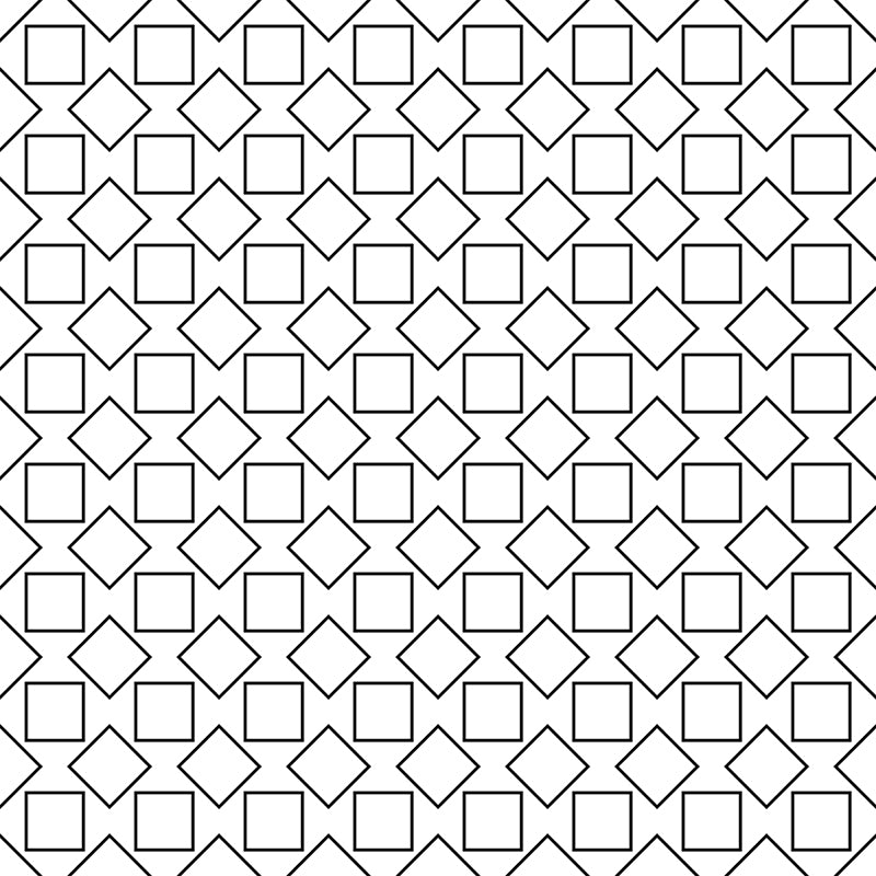 Modern Geometric Mural Wallpaper Square Illustration Multiple Sizes Available