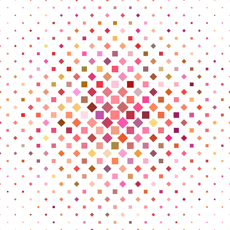 Contemporary Geometric Mural Wallpaper Little Square Multiple Sizes Available