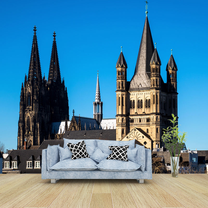 Contemporary City Wall Mural Photography Living Room Bedroom Wall Covering