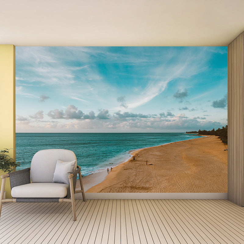 Beautiful Sky Mural Decal Customized Contemporary Wall Covering for Bedroom