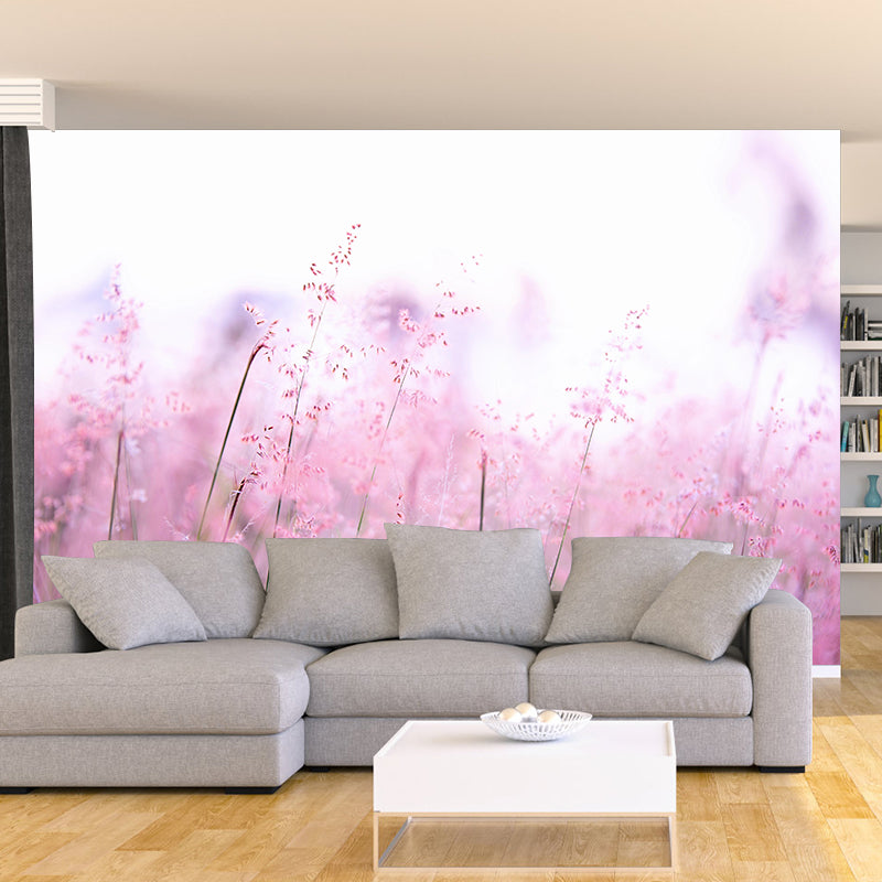 Beautiful Flowers Wallpaper Mural Eco-friendly Wall Decor for Living Room