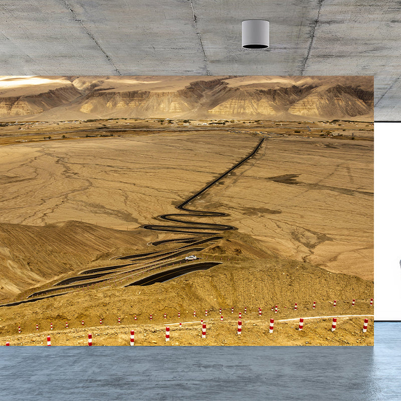 Various Highway View Mural Wallpaper Eco-friendly Material Wall Covering