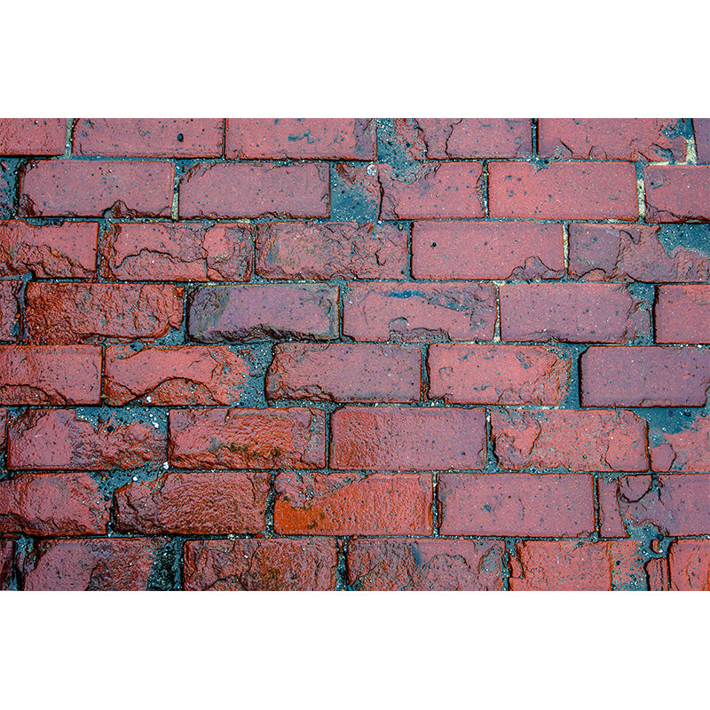 Industrial Style Wallpaper Murals with Brick Wall Pattern Environment Friendly Wall Covering