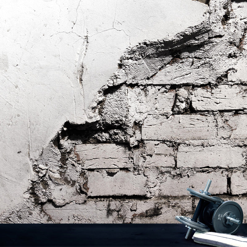 Brick Surface Mural Wallpaper Eco-friendly Stain Resistant Living Room Wall Covering