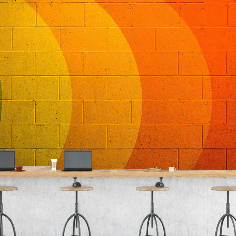 Brick Surface Mural Wallpaper Eco-friendly Stain Resistant Living Room Wall Covering