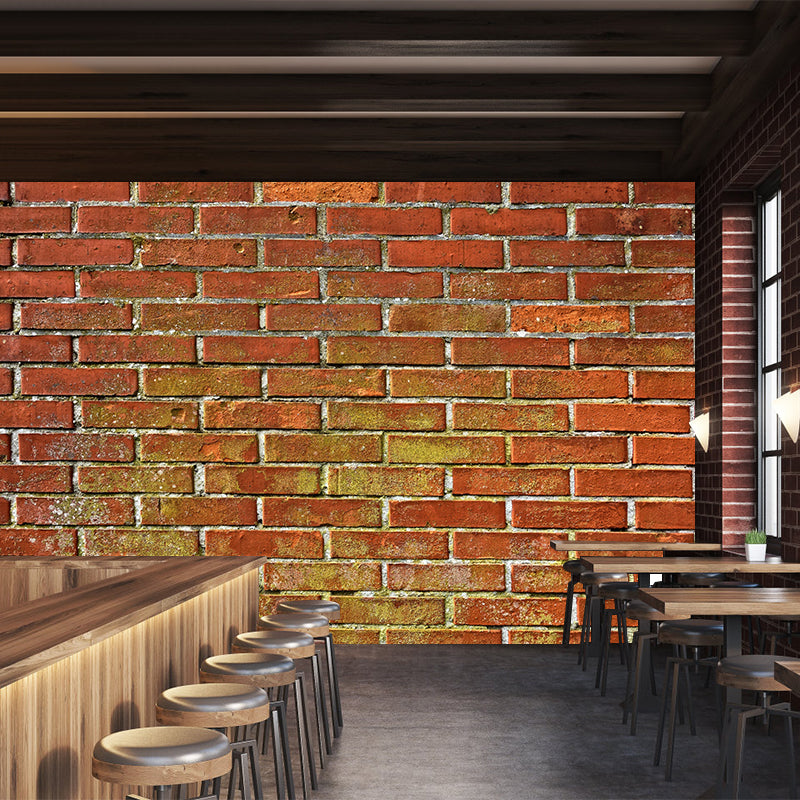 Photography Brickwork Wall Mural Decal Decorative Industrial Style for House Interior
