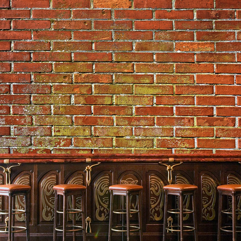 Photography Brickwork Wall Mural Decal Decorative Industrial Style for House Interior