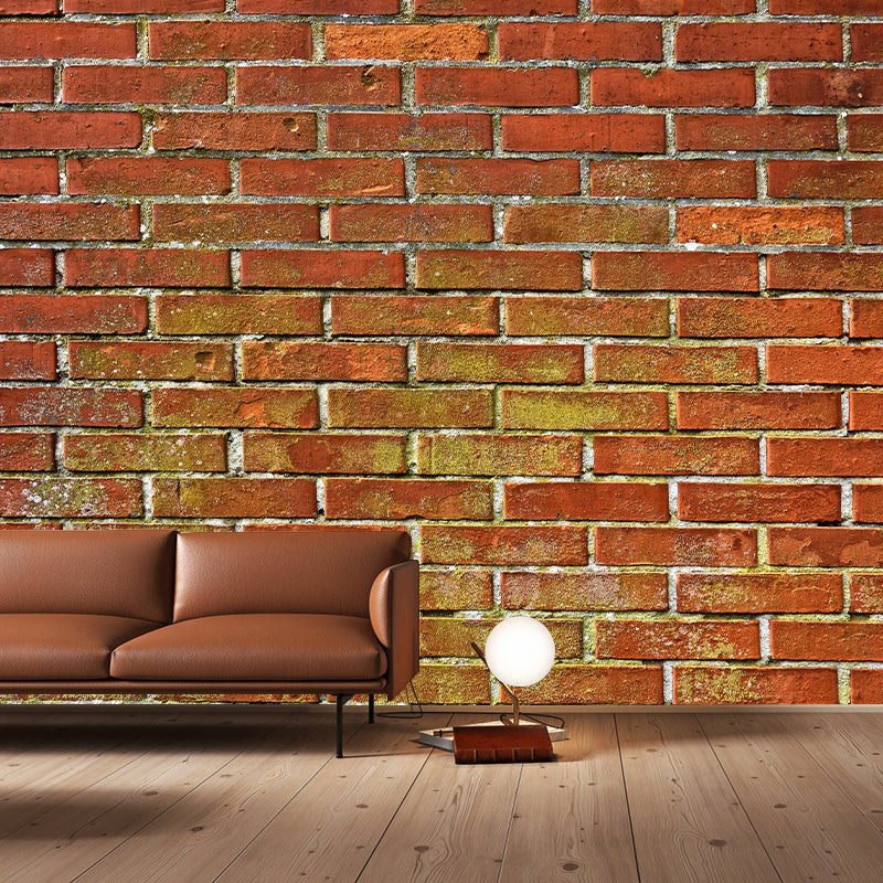 Photography Brickwork Wall Mural Decal Decorative Industrial Style for House Interior