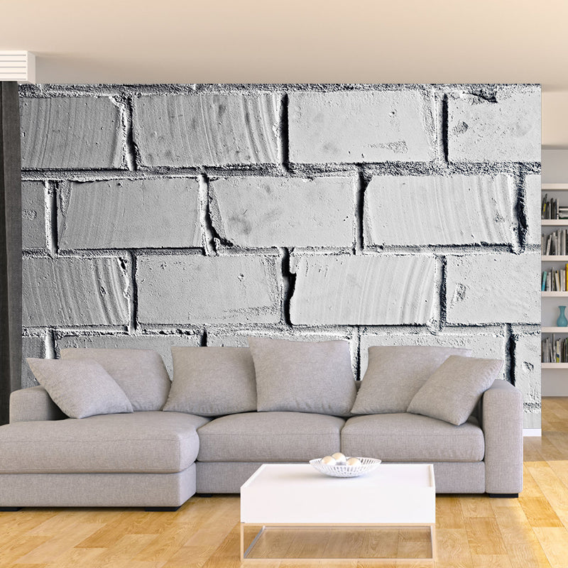Photography Brickwork Wall Mural Decal Decorative Industrial Style for House Interior