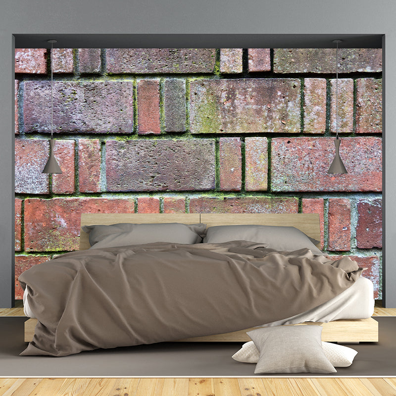 Photography Brickwork Wall Mural Decal Decorative Industrial Style for House Interior
