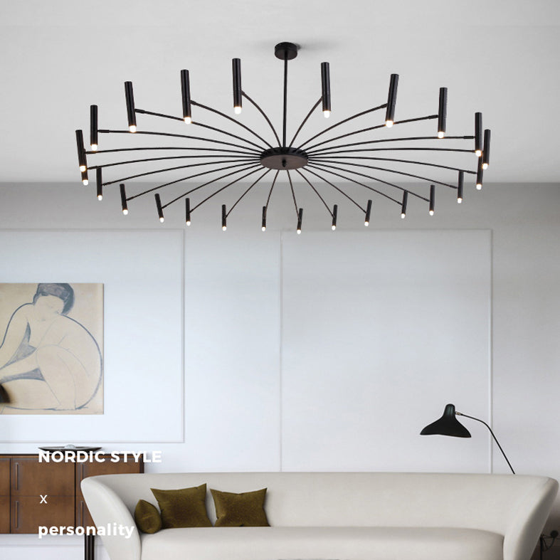 Sputnik Light Aymétriel Chandelier de plafond moderne pour salle à manger du salon